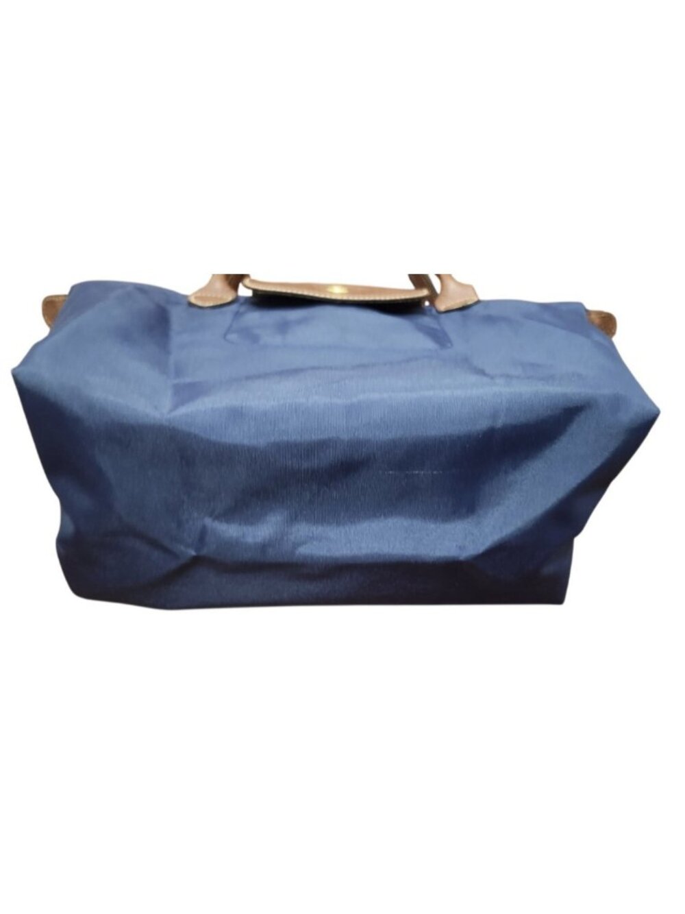 Longchamp Le Pliage Women's Medium Navy Nylon Leather Tote Bag NWOT - Picture 10 of 16